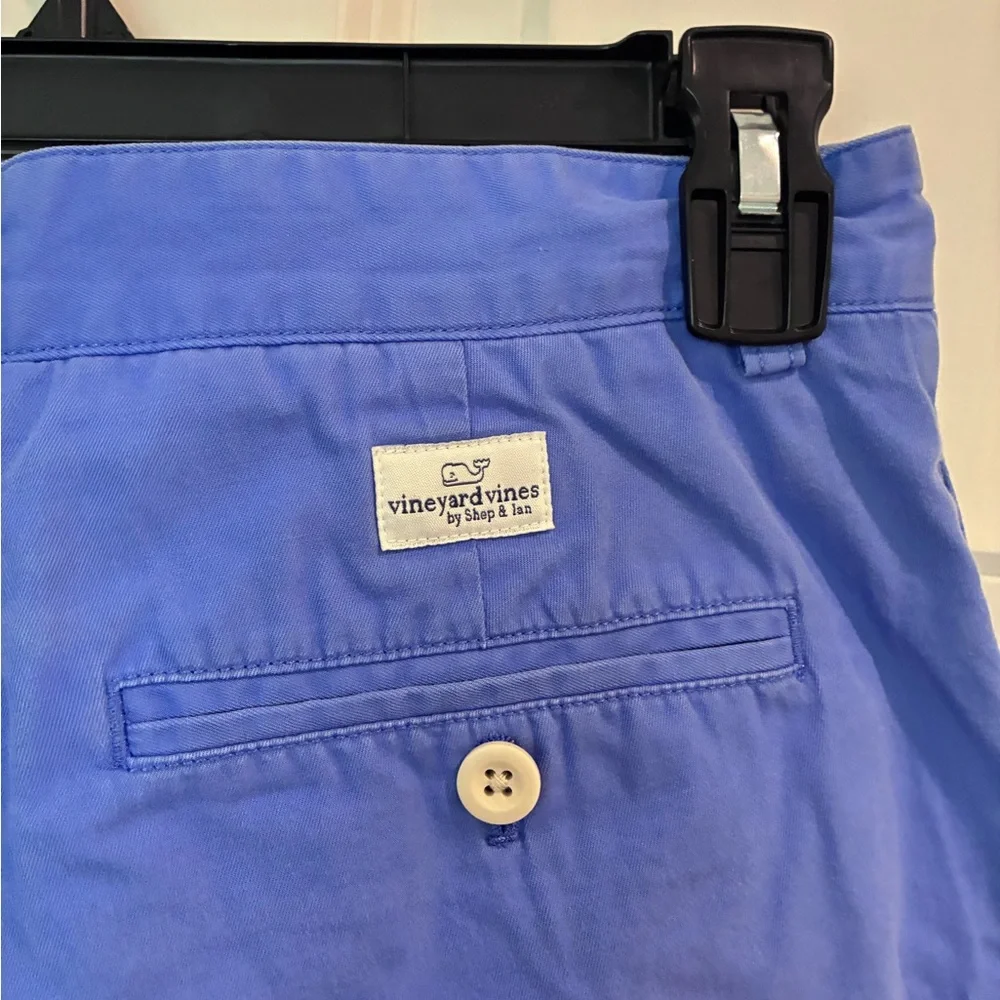 Vineyard Vines‎ Classic Periwinkle Blue Flat Front Chino Shorts